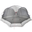 vidaXL Cort cu plasă de țânțari cu acoperiș Gri 434 x 434 x 230 cm