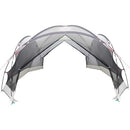 vidaXL Cort cu plasă de țânțari cu acoperiș Gri 434 x 434 x 230 cm