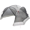 vidaXL Cort cu plasă de țânțari cu acoperiș Gri 434 x 434 x 230 cm