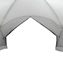 vidaXL Cort cu plasă de țânțari cu acoperiș Gri 434 x 434 x 230 cm