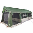 vidaXL Cort de Familie Verde și alb 620 x 322 x 240 cm Poliester