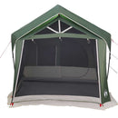 vidaXL Cort de Familie Verde și alb 620 x 322 x 240 cm Poliester