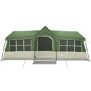 vidaXL Cort de Familie cu acoperiș Verde și bej 622 x 295 x 238 cm