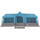 vidaXL Cort de Familie cu acoperiș Albastru și Gri 622 x 295 x 238 cm