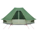 vidaXL Cort Tipi cu acoperiș Verde 466 x 310 x 240 cm tafta