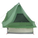 vidaXL Cort Tipi cu acoperiș Verde 466 x 310 x 240 cm tafta