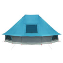 vidaXL Cort Tipi cu acoperiș albastru 466 x 310 x 240 cm tafta