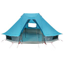 vidaXL Cort Tipi cu acoperiș albastru 466 x 310 x 240 cm tafta