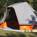 vidaXL Cort Tipi Gri și Portocalie 466 x 310 x 240 cm tafta