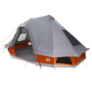 vidaXL Cort Tipi Gri și Portocalie 466 x 310 x 240 cm tafta