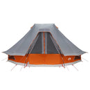 vidaXL Cort Tipi Gri și Portocalie 466 x 310 x 240 cm tafta