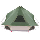 vidaXL Cort Tipi cu acoperiș Verde 680 x 430 x 270 cm tafta