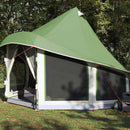 vidaXL Cort Tipi cu acoperiș Verde 404 x 370 x 270 cm tafta
