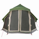 vidaXL Cort Tipi cu acoperiș Verde 404 x 370 x 270 cm tafta