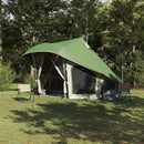 vidaXL Cort Tipi cu acoperiș Verde 508 x 470 x 300 cm tafta