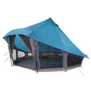 vidaXL Cort Tipi cu acoperiș albastru 508 x 470 x 300 cm tafta