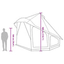 vidaXL Cort Tipi cu acoperiș albastru 508 x 470 x 300 cm tafta