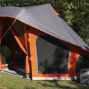 vidaXL Cort Tipi Gri și Portocalie 508 x 470 x 300 cm tafta