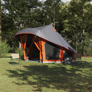vidaXL Cort Tipi Gri și Portocalie 508 x 470 x 300 cm tafta