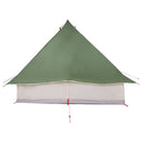 vidaXL Cort Tipi cu acoperiș Verde 358 x 296 x 258 cm tafta