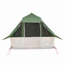 vidaXL Cort Tipi cu acoperiș Verde 358 x 296 x 258 cm tafta