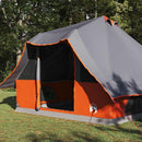 vidaXL Cort Tipi Gri și Portocalie 358 x 296 x 258 cm tafta