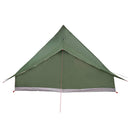 vidaXL Cort Tipi cu acoperiș Verde 364 x 281 x 257 cm tafta