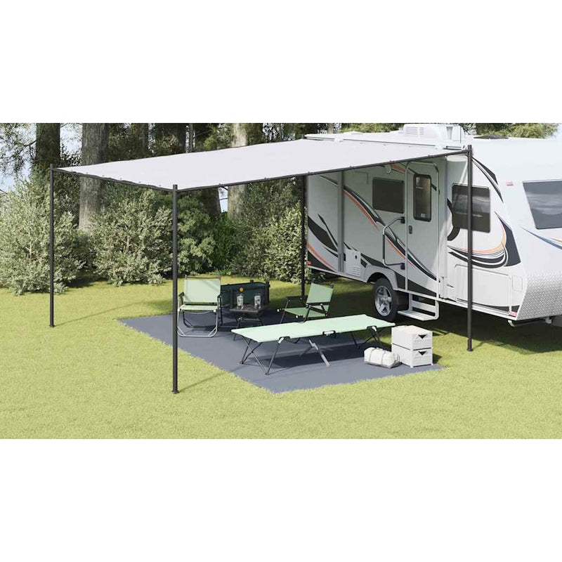 vidaXL Covoare pentru Cort Albastru și Gri 500 x 250 cm Polietilenă