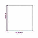 vidaXL Covoare pentru Cort Manual Gri deschis 200 x 200 cm Polietilenă