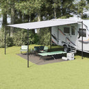 vidaXL Covoare pentru Cort Manual Gri deschis 400 × 300 cm Polietilenă