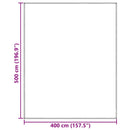 vidaXL Covoare pentru Cort Manual Gri deschis 500 x 400 cm Polietilenă