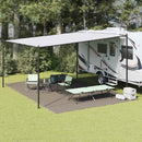vidaXL Covoare pentru Cort Manual Gri deschis 600 x 400 cm Polietilenă