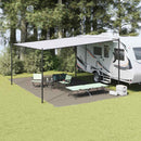 vidaXL Covoare pentru Cort Manual Gri deschis 700 x 400 cm Polietilenă