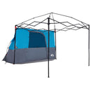 vidaXL Set Cort pentru Camping 2 pcs albastru Tafetă și Material