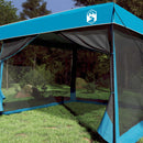 vidaXL Set Cort pentru Camping 2 pcs albastru Tafetă și Material