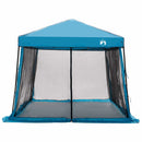 vidaXL Set Cort pentru Camping 2 pcs albastru Tafetă și Material