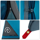 vidaXL Set Cort pentru Camping 2 pcs albastru Tafetă și Material