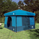 vidaXL Set Cort pentru Camping 2 pcs albastru Tafetă și Material