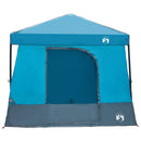 vidaXL Set Cort pentru Camping 2 pcs albastru Tafetă și Material