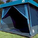 vidaXL Set Cort pentru Camping 2 pcs albastru Tafetă și Material