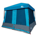 vidaXL Set Cort pentru Camping 2 pcs albastru Tafetă și Material