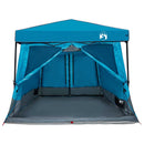 vidaXL Set Cort pentru Camping 2 pcs albastru Tafetă și Material
