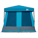 vidaXL Set Cort pentru Camping 2 pcs albastru Tafetă și Material