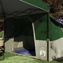 vidaXL Set Cort pentru Camping 2 pcs Verde Tafetă și Material