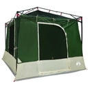 vidaXL Set Cort pentru Camping 2 pcs Verde Tafetă și Material