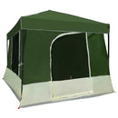 vidaXL Set Cort pentru Camping 2 pcs Verde Tafetă și Material