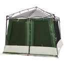 vidaXL Set Cort pentru Camping 2 pcs Verde Tafetă și Material