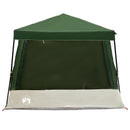 vidaXL Set Cort pentru Camping 2 pcs Verde Tafetă și Material