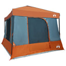 vidaXL Set Cort pentru Camping cu acoperiș 2 pcs Gri și Portocalie