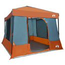 vidaXL Set Cort pentru Camping cu acoperiș 2 pcs Gri și Portocalie
